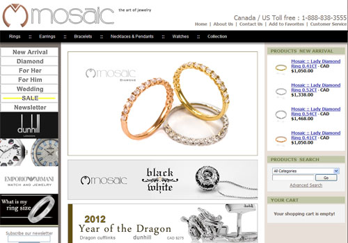 Mosaic Design Jewelry