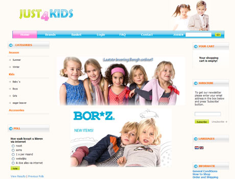 Just4Kids Webshop