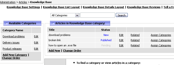 Knowledge base